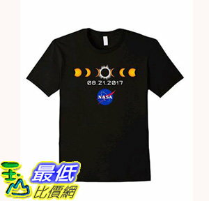 [106美國直購] 2017 NASA 太空總署日蝕 T shirt 男生款 NASA Total Solar Eclipse T-Shirt August 21 2017