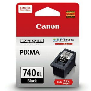 【佳能Canon】PG-740XL 黑色大容量原廠墨水匣 (14ml)