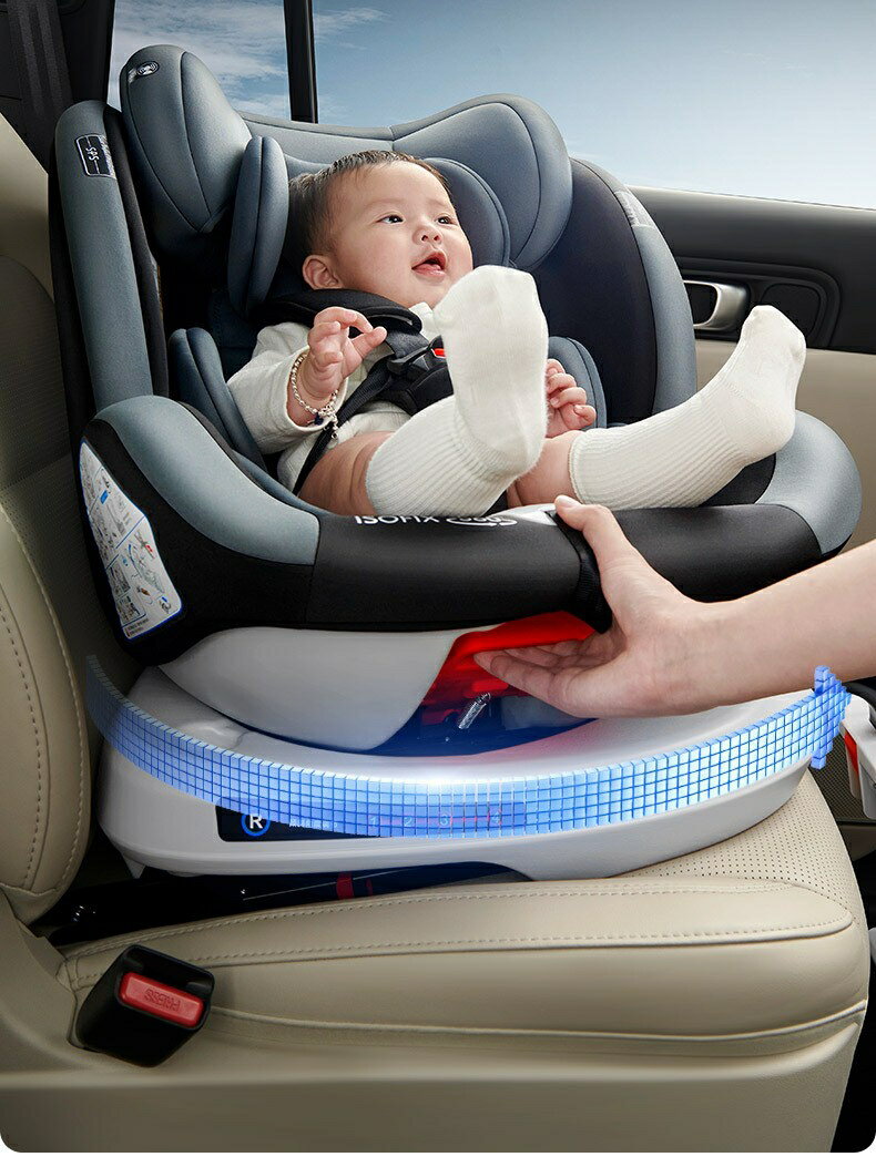 兒童安全座椅汽車用嬰兒寶寶車載0-12歲便攜式旋轉通用可坐椅可躺
