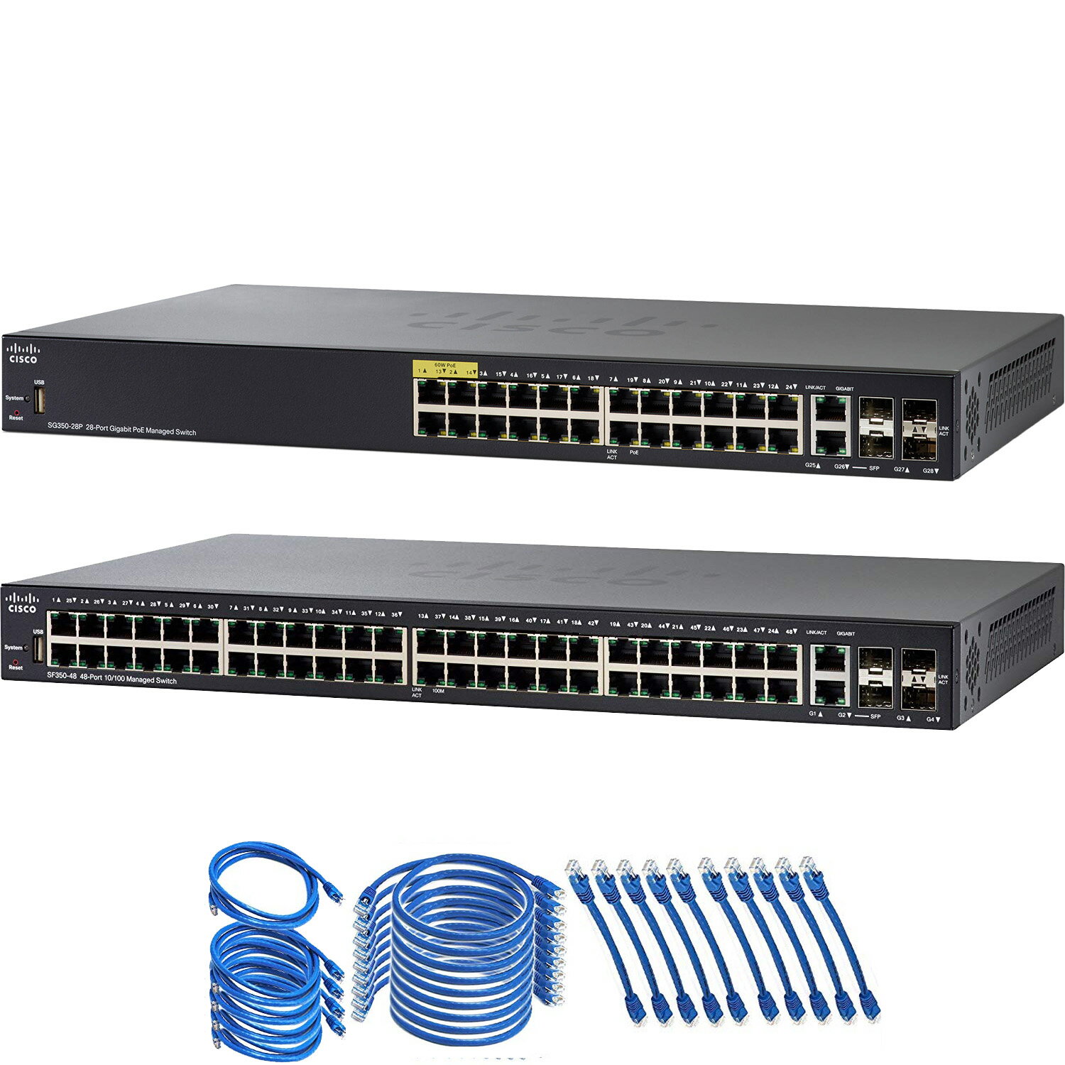 Коммутатор тип 2 cisco sb sf350 48mp