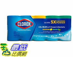 [COSCO代購4] W2189436 Clorox 高樂氏 萬用清潔擦拭濕巾 85張 X 5入 3組