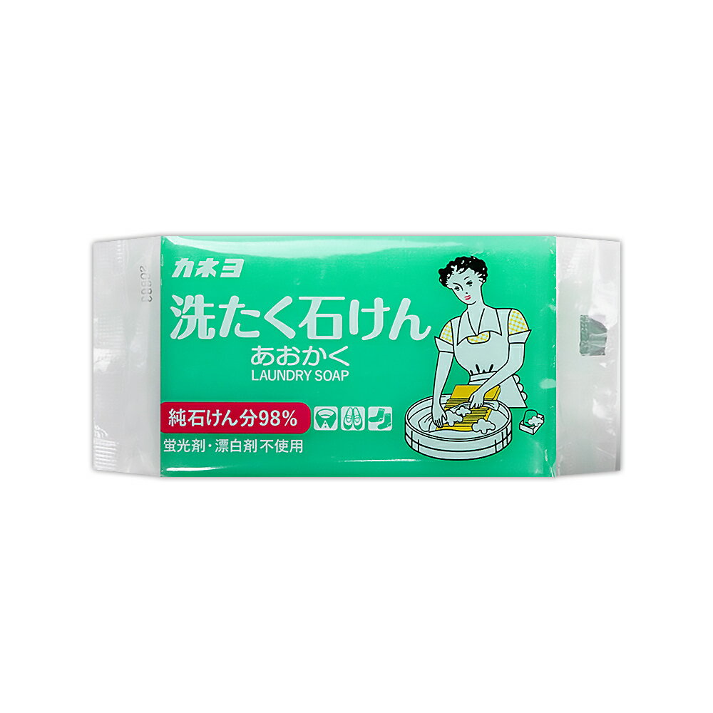 日本【Kaneyo】強效衣物去污皂(綠)150g