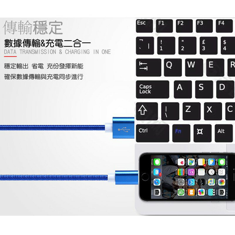 2A超長快充線200公分 iphone Type-c 安卓【緣屋百貨】天天出貨 usb 手機 充電線 數據線 傳輸線 5
