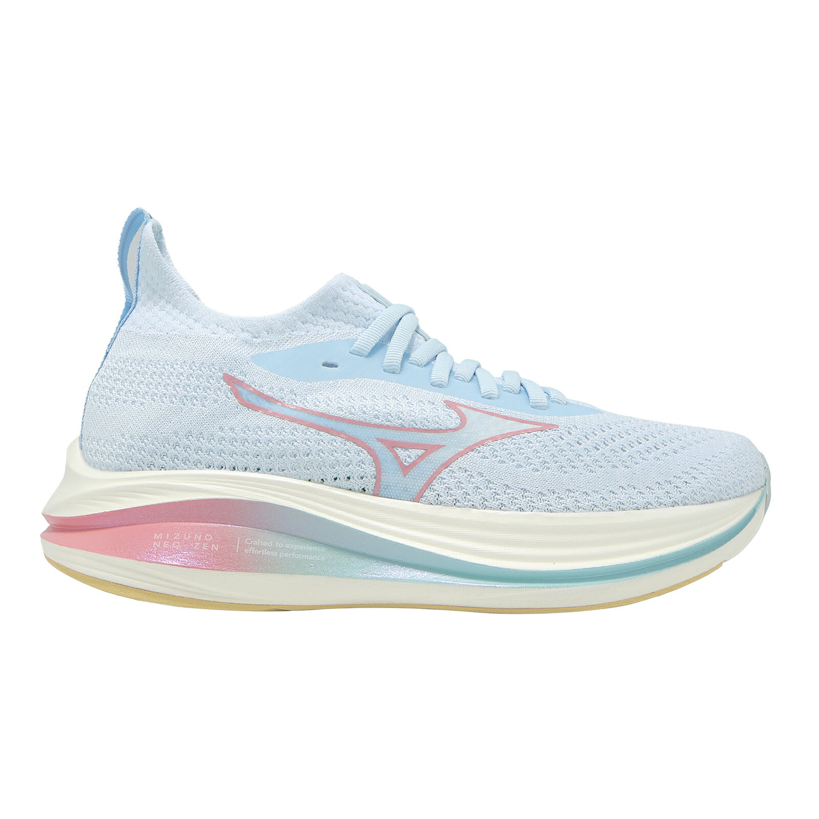 Mizuno 慢跑鞋 Neo Zen 女鞋 藍 粉紅 緩衝 路跑 運動鞋 美津濃 J1GD2591-75 4