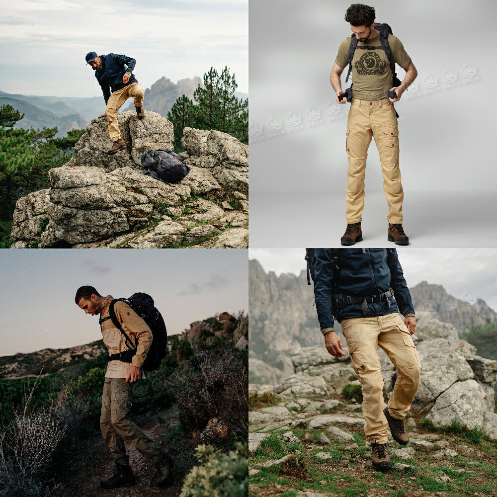 【Fjallraven 小狐狸 男 Vidda Pro Lire 長褲《月桂綠》】F86891/登山褲/健行褲/休閒褲 7