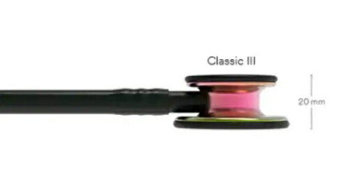 3M Littmann 一般型第三代聽診器-尊爵黑/炫彩聽頭5870 4