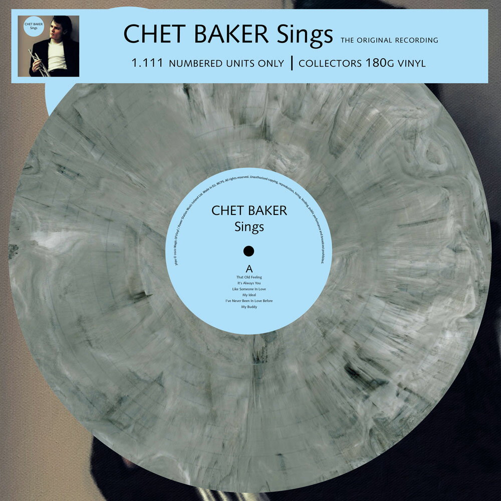 查特．貝克：經典情歌Chet Baker: Sings (Marbled Vinyl LP) 【Power