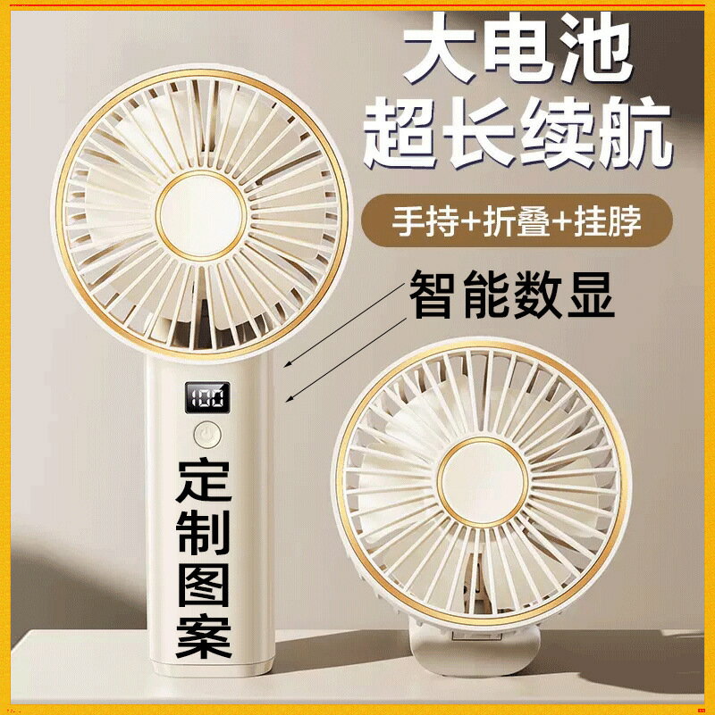 熱賣USB手持折疊小風扇 戶外大風力迷你掛脖風扇充電便攜批發【尚宜家居】