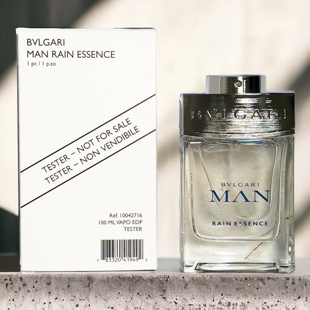 BVLGARI 寶格麗 Man Rain Essence 空谷之雨 男性淡香精 Tester 100ML ❁香舍❁ 99購物節｜滿額「免運費」