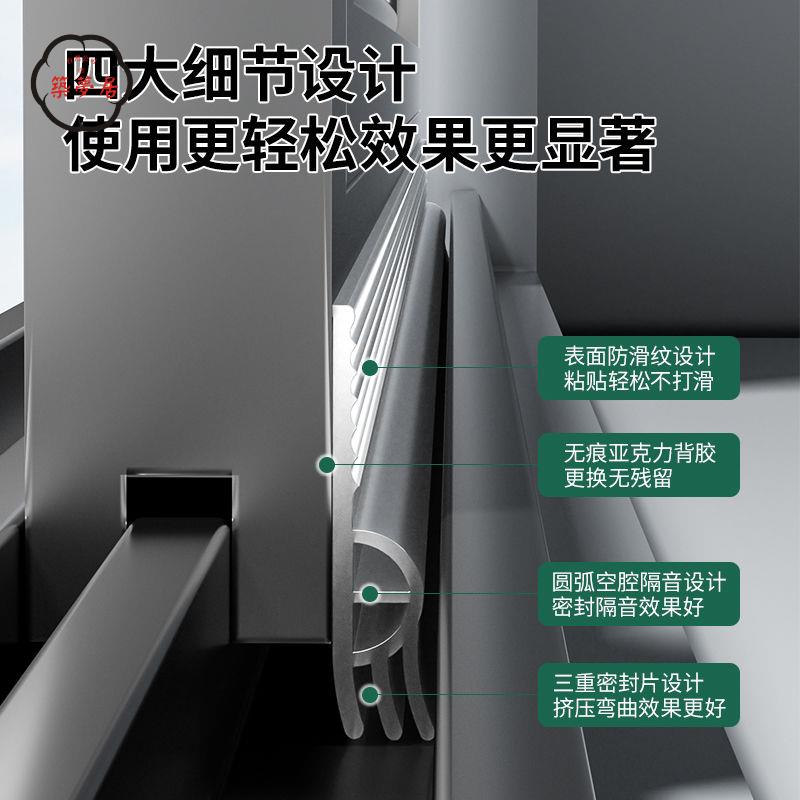 免運 工廠直銷 密封條 門底密封條 推拉窗密封條窗戶擋風神器塑鋼窗縫隙塞防風靜音臨街保暖膠鋁合金店長推薦/特惠 工廠現貨出 特價出 全館折扣 售後保障 zm5319