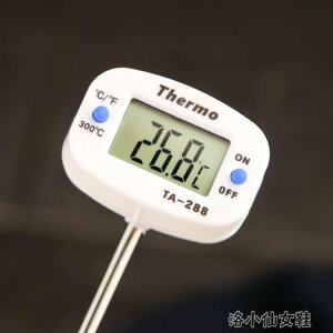 【可開發票】廚房溫度計烘焙廚房油溫水溫溫度計數字溫度計熬糖探針 新年禮物