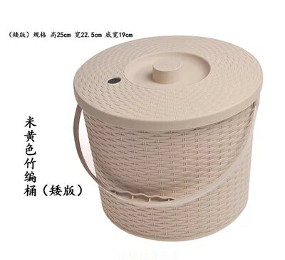 茶桶茶渣桶塑膠茶水桶茶具配件排水桶泡茶濾水桶帶提手茶葉桶
