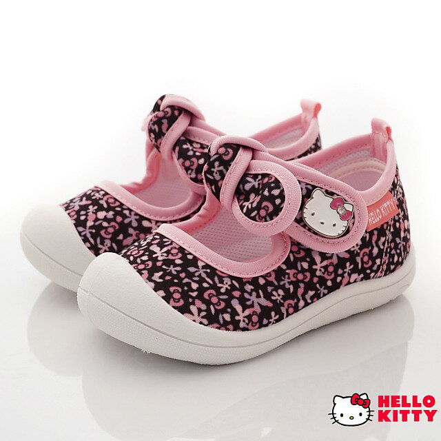 卡通-Hello Kitty休閒鞋-721029黑(寶寶段)
