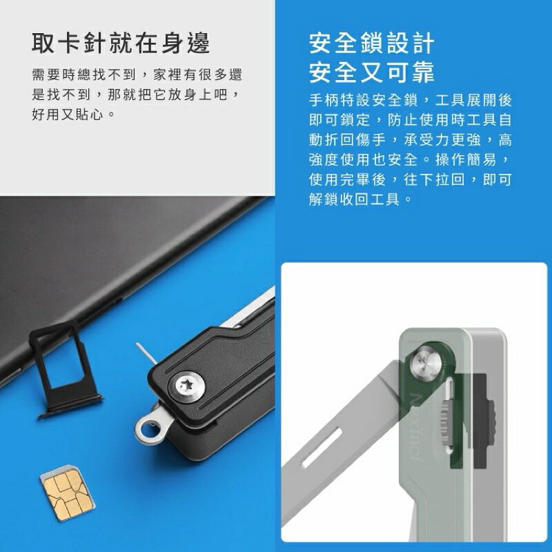 強強滾生活  小米有品 納拓隨身多功能刀 瑞士刀 工具 6