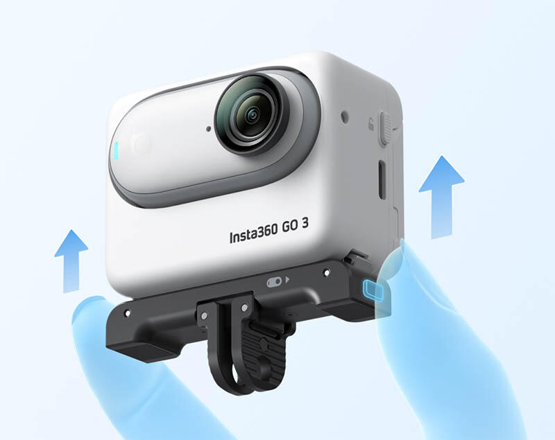 【中壢NOVA-水世界】Insta360 GO3 GO3S 原廠 配件 磁吸快拆支架 GOPRO 配件 轉接支架 雙鎖扣
