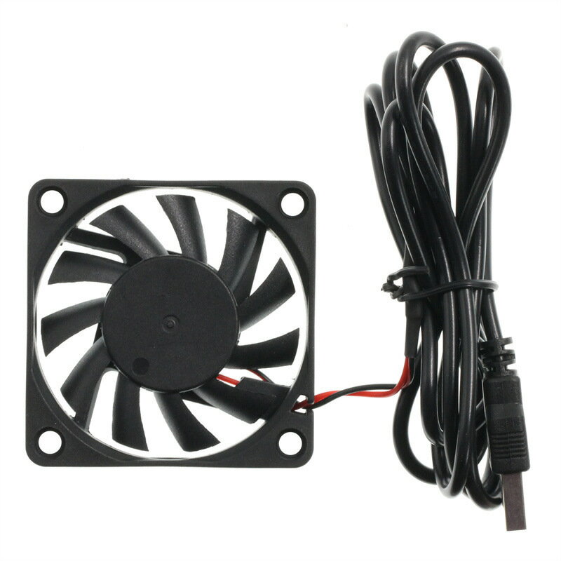 旗速 USB靜音DC5V 6釐米公分60MM 60X10 6010筆記本桌面散熱風扇【Snowbelle優選】