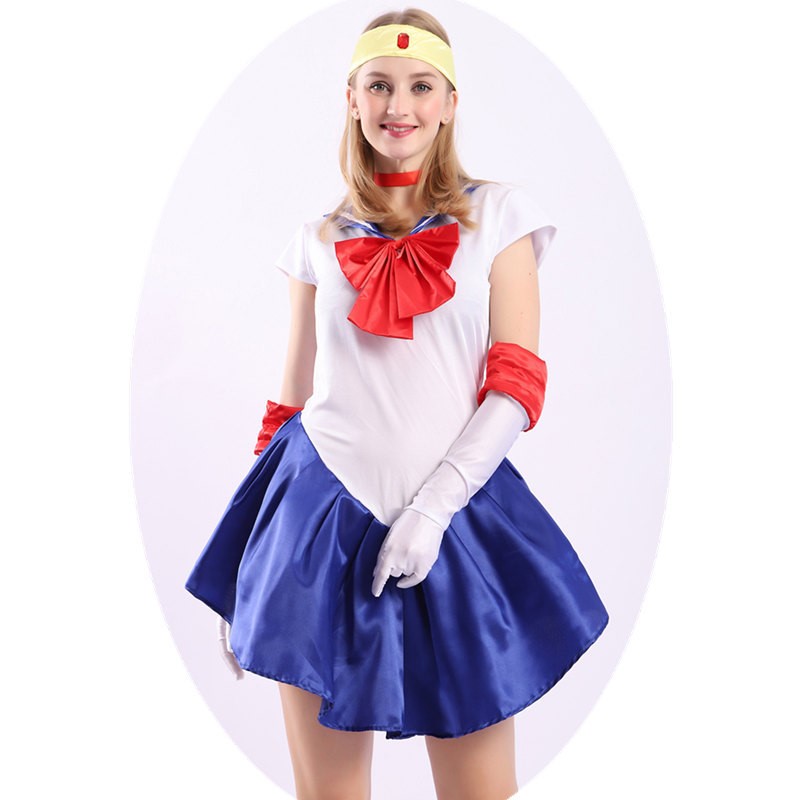日本動漫服裝成人美少女戰士服裝游戲制服cosplay男女同款MXLXXL 1
