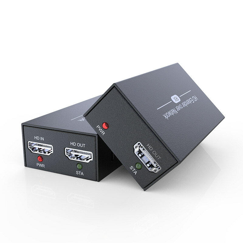 全網最低價~hdmi網線延長器網絡傳輸音視頻轉RJ45網口一發200收高清1080P視頻 4