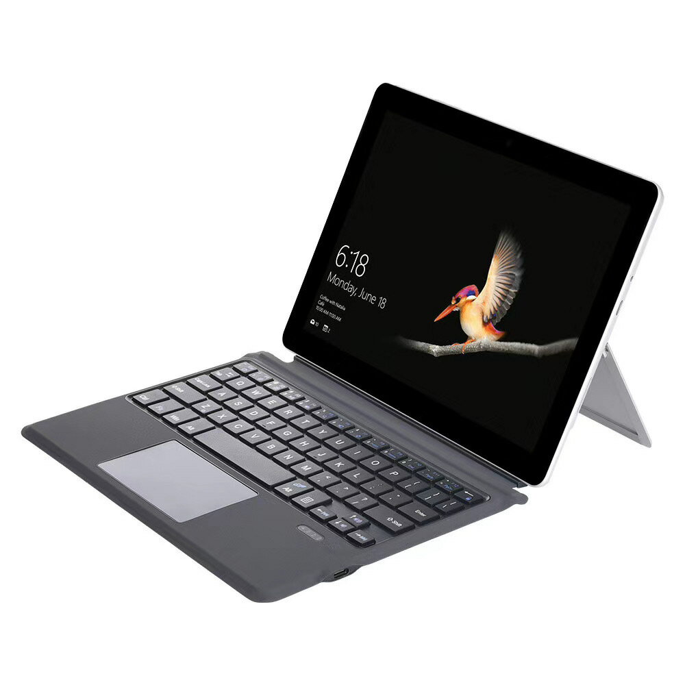 適用微軟Surface pro3磁吸4567通用藍芽鍵盤go觸控七彩背光鍵盤