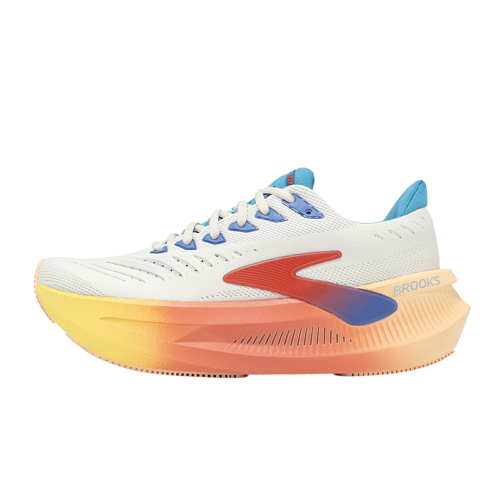 Brooks 慢跑鞋 Glycerin Max 2 男鞋 白 甘油極致系列 厚底 氮氣中底 1104791D013