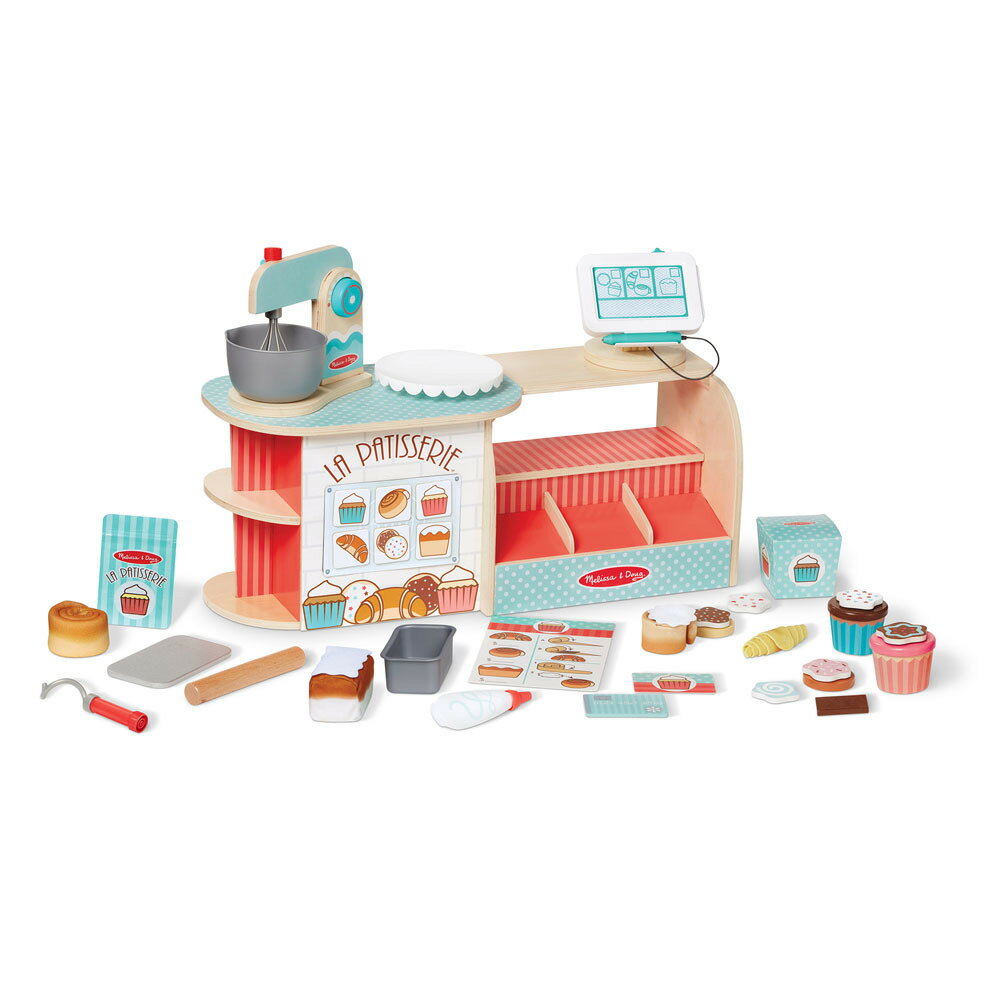 預購《 美國 Melissa & Doug 》小老闆開店系列遊戲組 木製美味烘焙坊 39pcs 東喬精品百貨