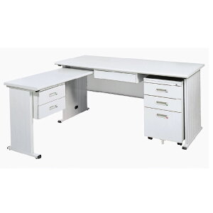【 IS空間美學】THA150L秘書桌(整組)(2023-B-178-9) 辦公桌/職員桌/辦公家具/電腦桌