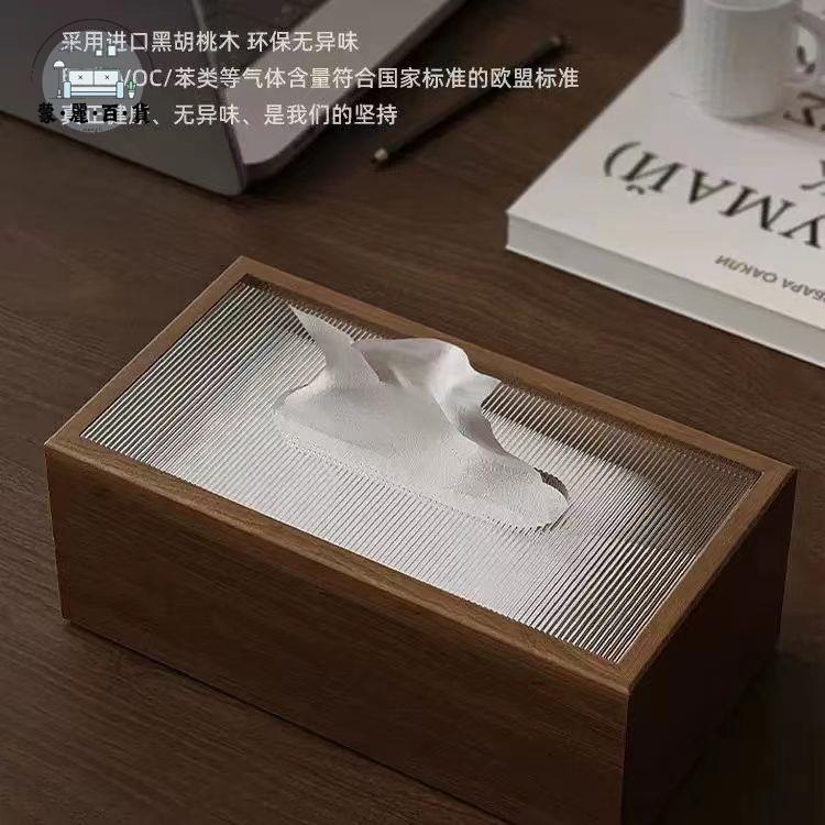 免運 附發票 紙巾盒 實木紙巾盒 紙巾架 壁掛捲紙架 抽紙盒 面紙盒新款木質高檔紙巾盒客廳茶幾酒店輕奢新中式抽紙盒桌面餐巾紙抽盒特惠/優選 工廠直銷 售後保障 可開發票 m5326