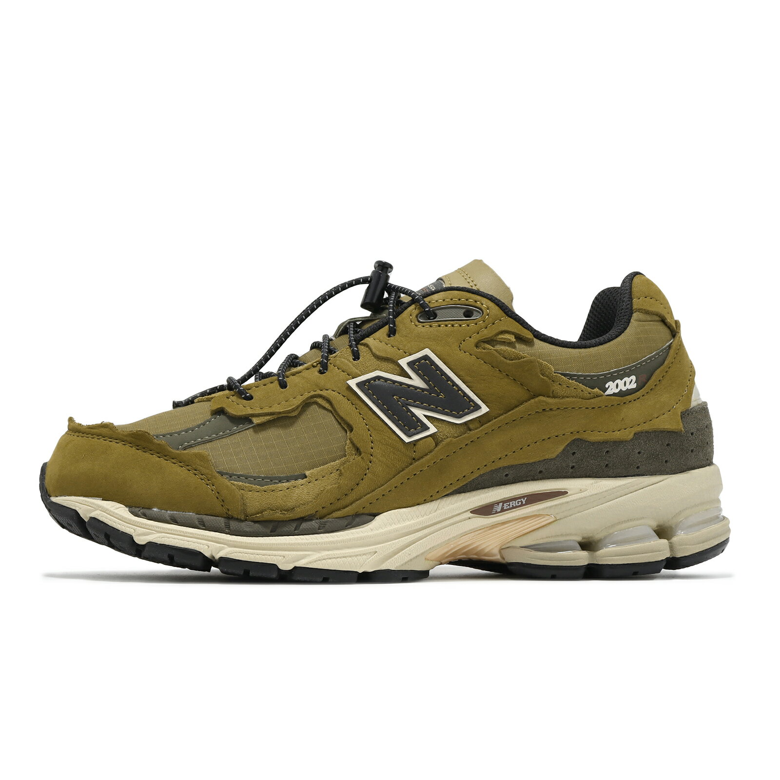 New Balance NB 休閒鞋 2002R 男鞋 女鞋 棕 綠 緩震 麂皮 拼接 解構 NB 千禧跑鞋 情侶款鞋