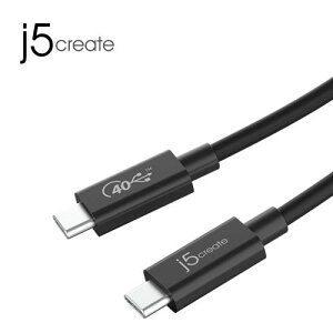 【最高22%回饋 5000點】 j5 USB4® Gen 3 全功能極速傳輸線 黑色