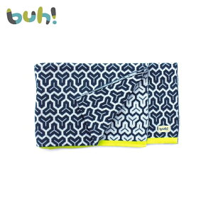 【BUHKIDS】西班牙針織羊毛嬰幼兒毯 - 亮黃藍