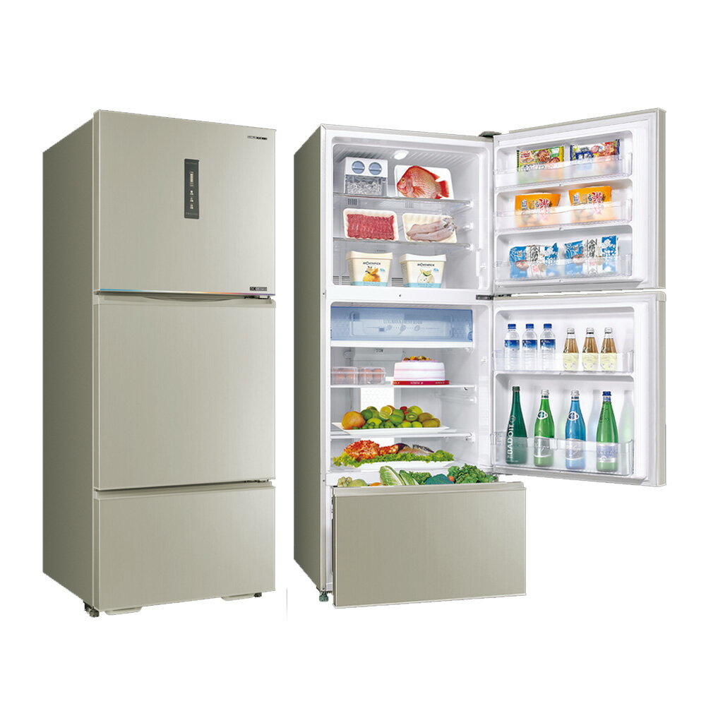 SANLUX台灣三洋 530公升 一級能效變頻三門電冰箱 /台 SR-V532C【APP滿額下單10%點數(單一帳號最高5000點)】1/31止