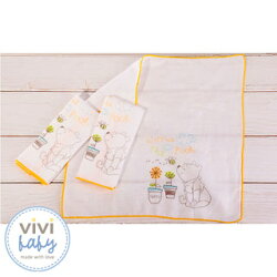 【ViVibaby】迪士尼維尼熊紗布手帕(黃) DBH23011Y
