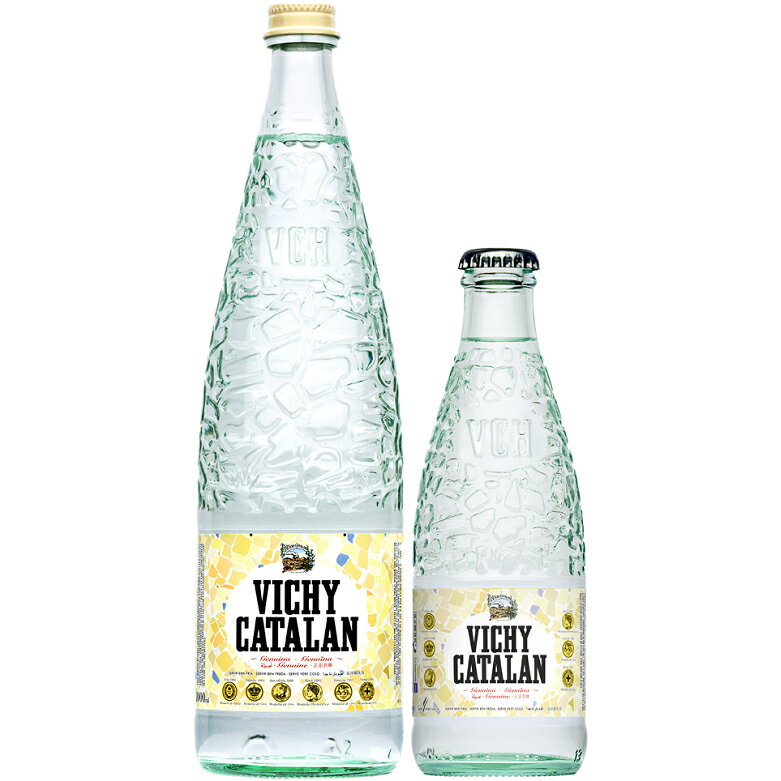 Vichy-Catalan 維奇嘉泰蘭天然氣泡礦泉水（250ml一箱24瓶／1000ml一箱12瓶）