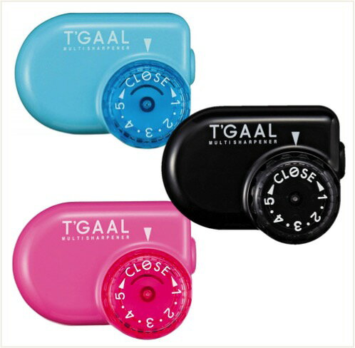 日本製 STAD K'ZOOL 五階段 五段式削鉛筆器 （藍/桃紅/黑）｜全店$199免運