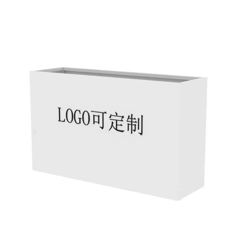 【最低價 公司貨】戶外花箱外擺商業街咖啡館鐵藝花盆長方形花盆隔斷圍欄花壇花槽