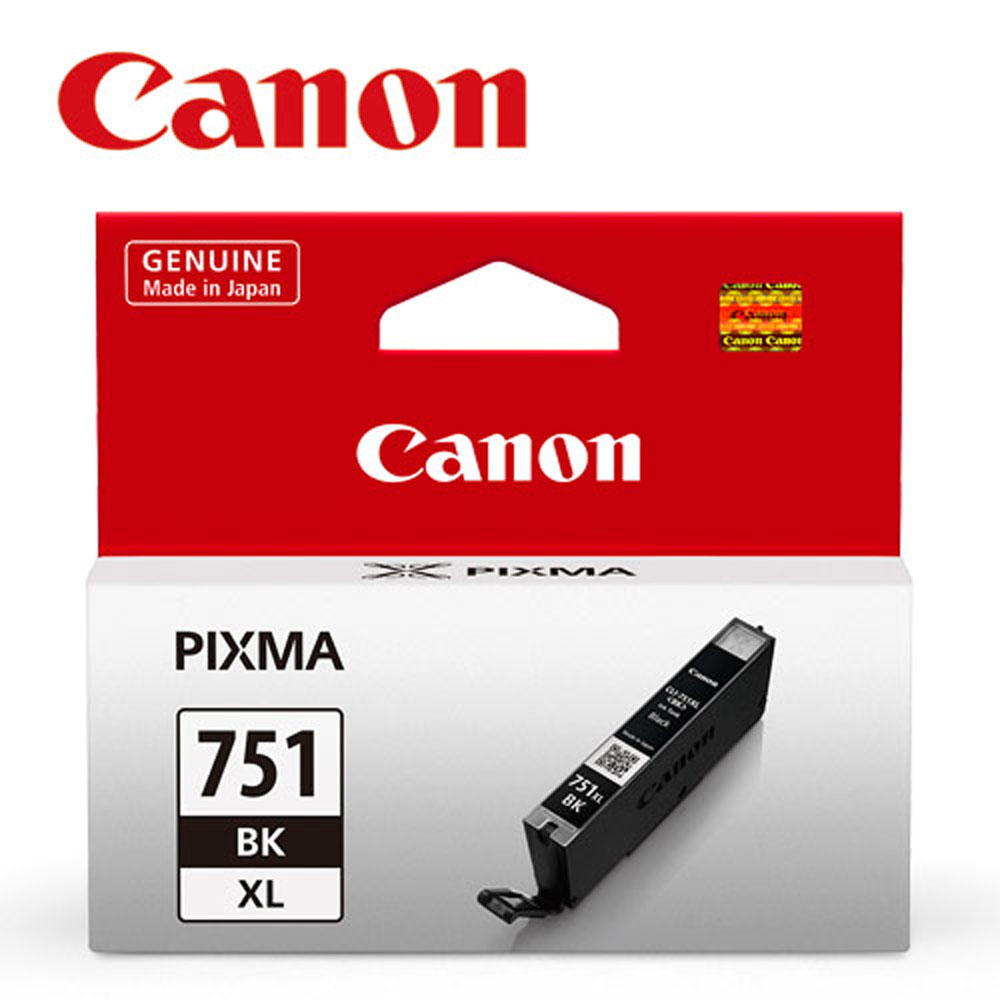 CANON CLI-751XL-BK 原廠相片黑高容量墨水匣