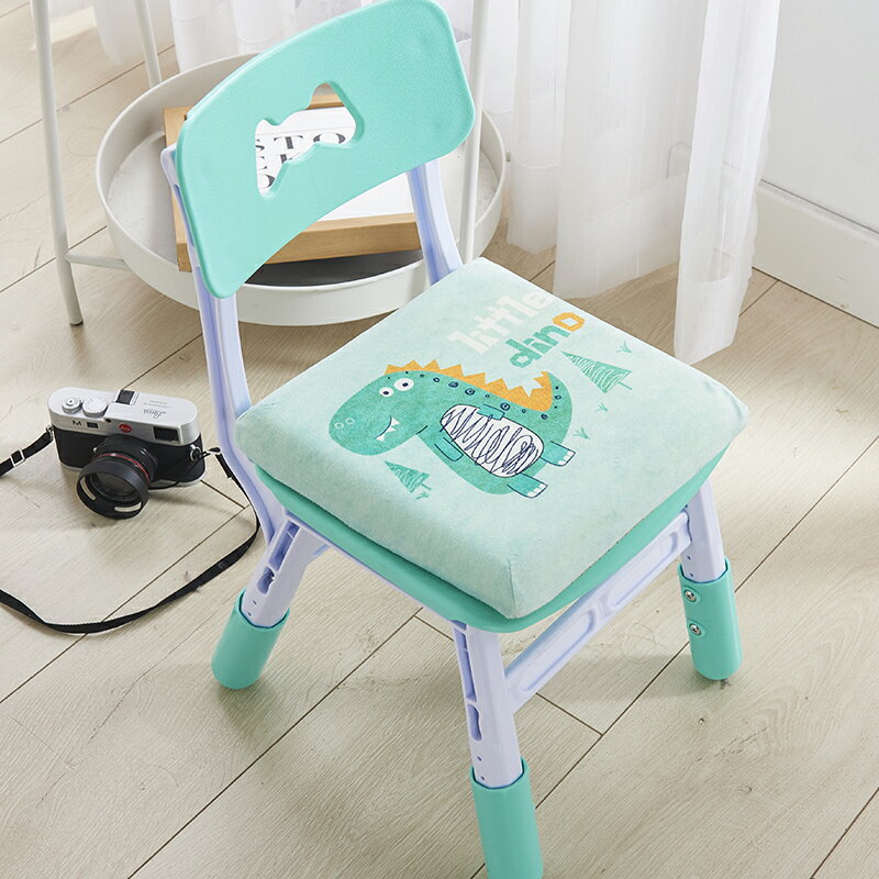可愛卡通幼兒園兒童椅墊防滑方形寶寶小坐墊記憶棉學生凳子軟墊子