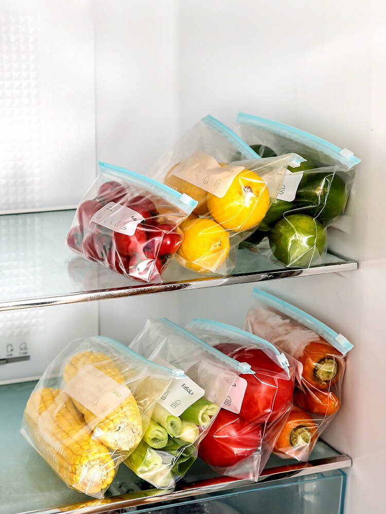 保鮮袋食品袋食物密實袋包裝袋家用經濟裝加厚冰箱收納冷凍自封袋