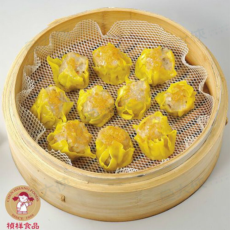 禎祥-金黃燒賣(約30粒/600g/包)#金黃-2A6B【魚大俠】FF382