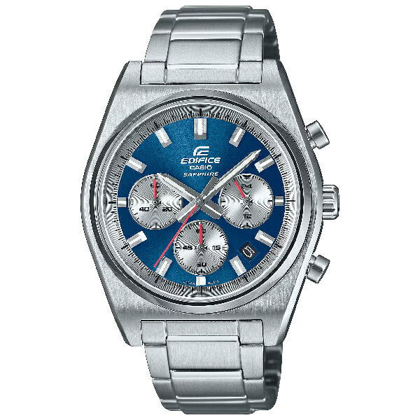 CASIO卡西歐 BA-110系列 EFB-730D-2AV 條型時標指標錶 藍面 40mm ｜樂天全館特惠中★指定刷卡回饋10%