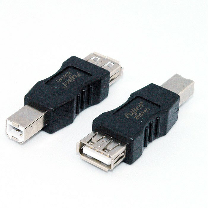 fujiei USB 2.0 A母對B公 印表機轉接頭 適用印表機、掃描器