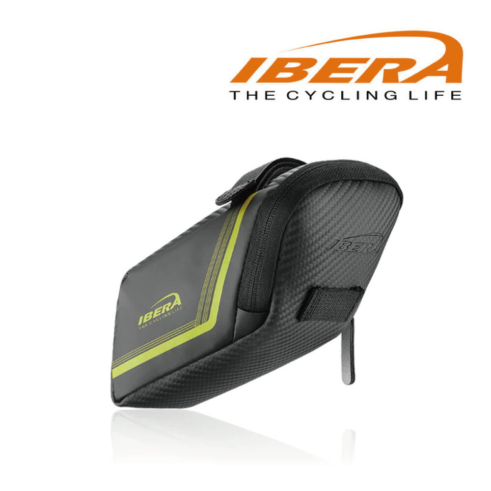 IBERA 流線型座墊袋IB-SB16(M) /城市綠洲(台灣製造、輕量化、自行車、腳踏車、反光飾條)