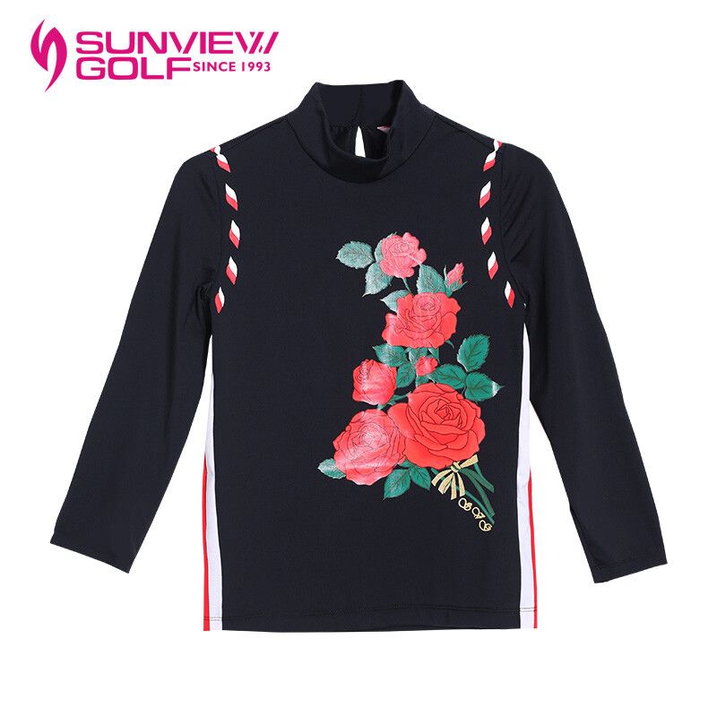 【女童上衣】SVG高爾夫(SUNVIEW GOLF)新品舒適彈力長袖秋季親
