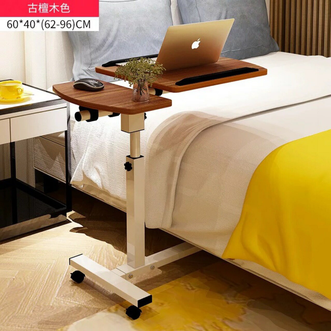 簡約筆記本電腦桌床上家用可移動升降桌床邊升降桌懶人桌