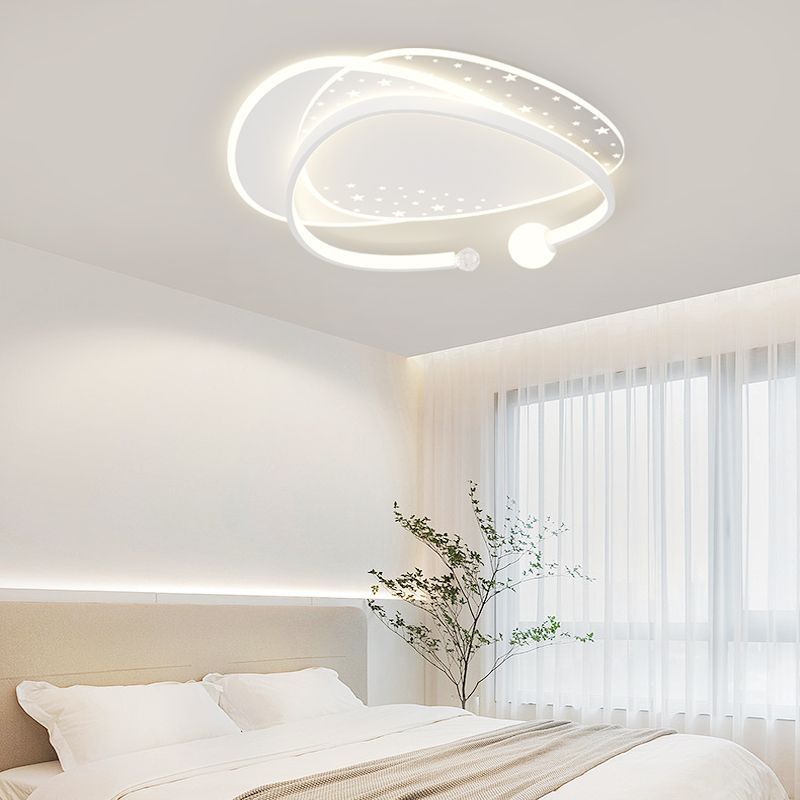北歐現代簡約大氣客廳燈2022新款超薄LED臥室燈吸頂燈燈具智能燈