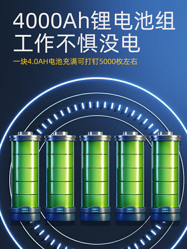{可打統編 最低價}藤原釘槍無線池打釘槍電動釘槍木工專用直釘槍充電氣釘槍 2