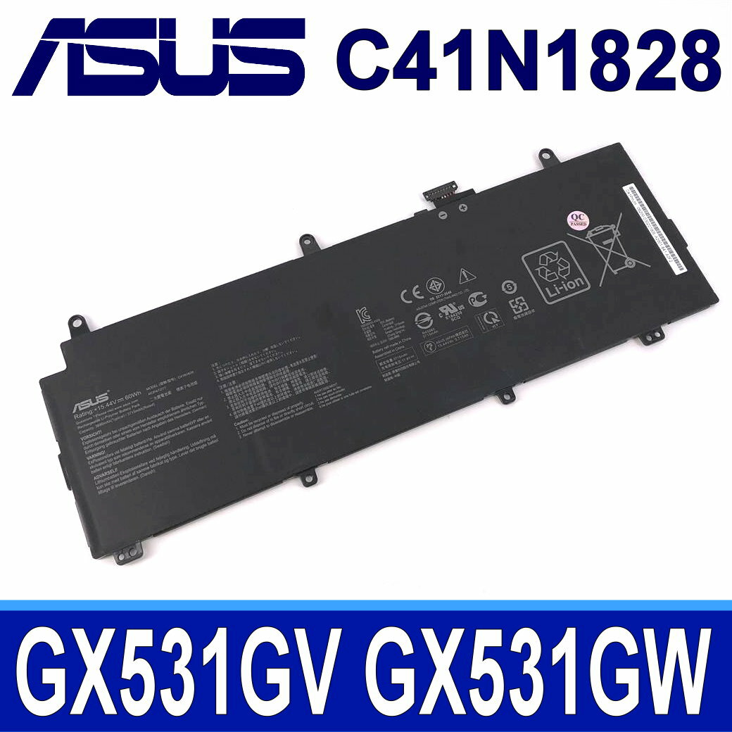 ASUS C41N1828 4芯 原廠電池 Zephyrus S GX531GX GX531GXR GX531 GX531G GX531GV GX531GW