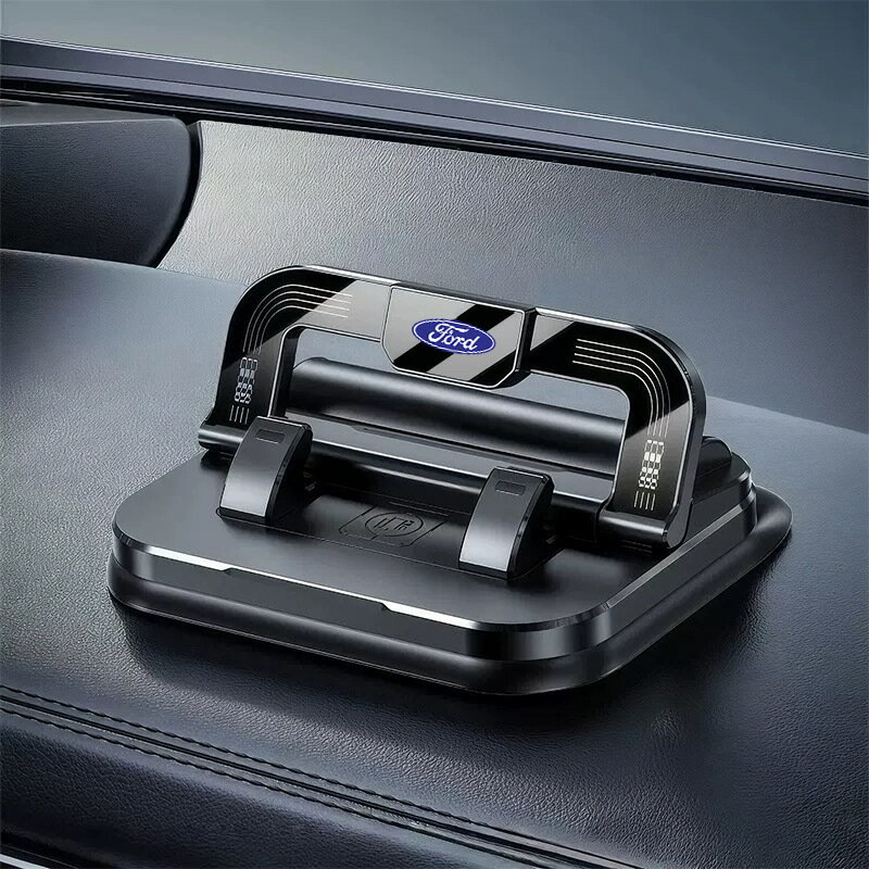 適用福特領裕全順Mustang領睿福特F車用手機支架臨時停車牌二合一