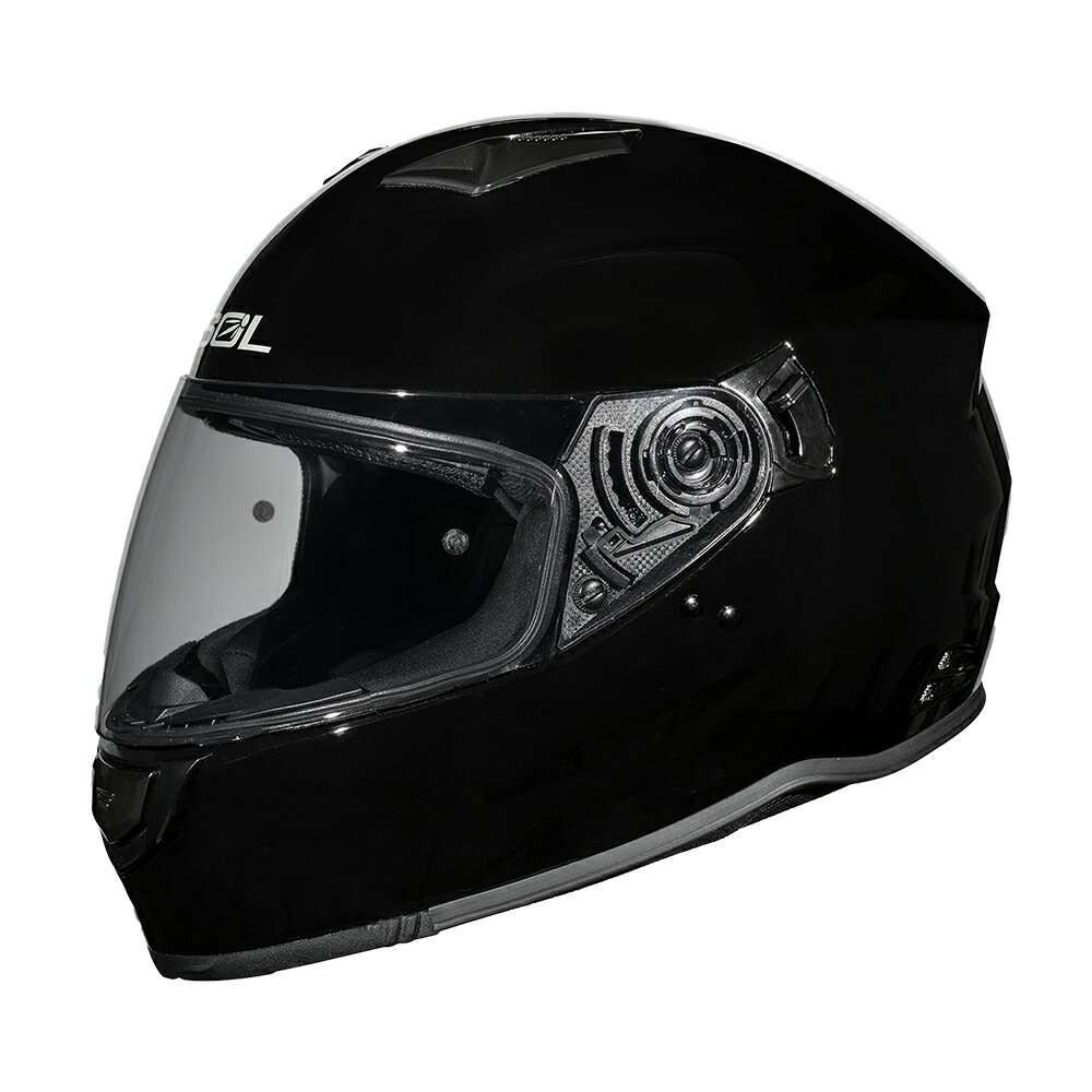 【SOL Helmets】SF-7全罩式安全帽 (素色 素黑) ｜ SOL安全帽官方商城