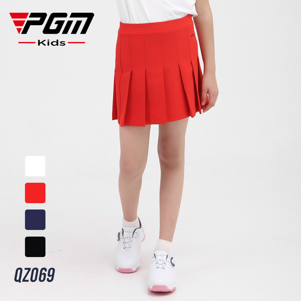 【元素運動】PGM高爾夫服裝 女童運動裙子 春夏季golf短裙 透氣A字裙